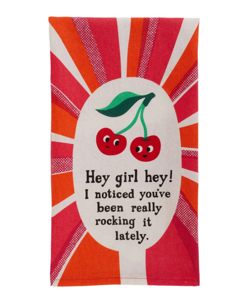 Hey girl hey dish towel by Blue Q sold by Le Monkey house