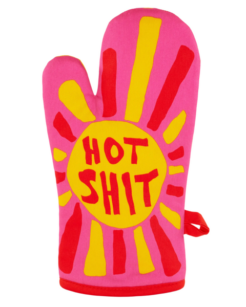 Hot shit oven mitt by Blue Q sold by Le Monkey House