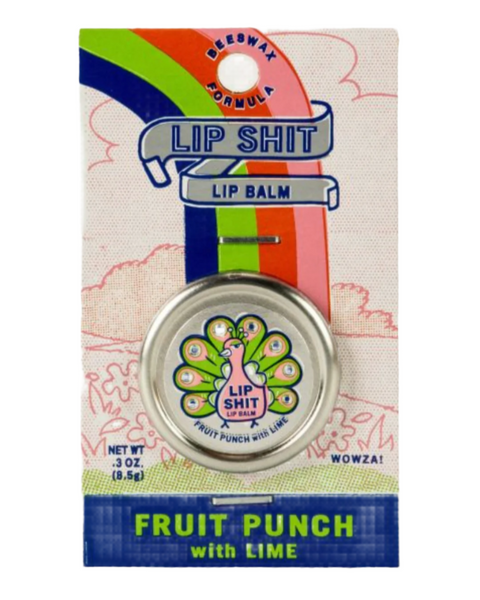 Lip Shit Balm - Fruit Punch With Lime by Blue Q sold by Le Monkey House