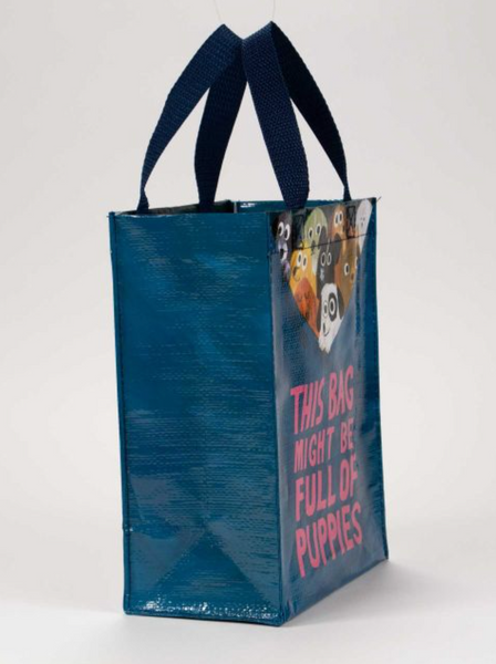 This might be a bag full of puppies handy tote by Blue Q Sold by Le Monkey House