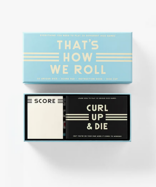 That's How We Roll Dice Game Set by Brass Monkey Sold by Le Monkey House
