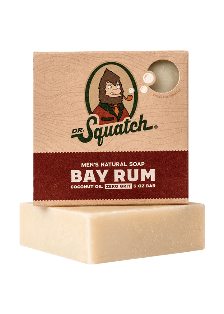 Dr. Squatch Soap - BAY RUM- Zero Grit Bar