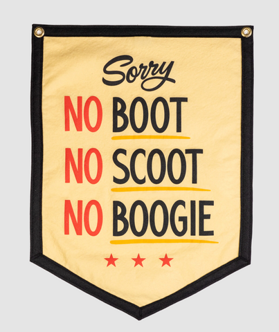 No Boogie Camp Flag