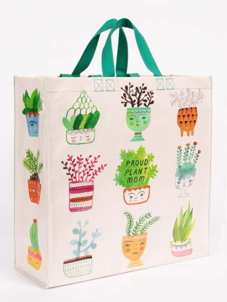 Plant Lady Shopper Tote Shopping Bag by Blue Q Sold by Le Monkey House