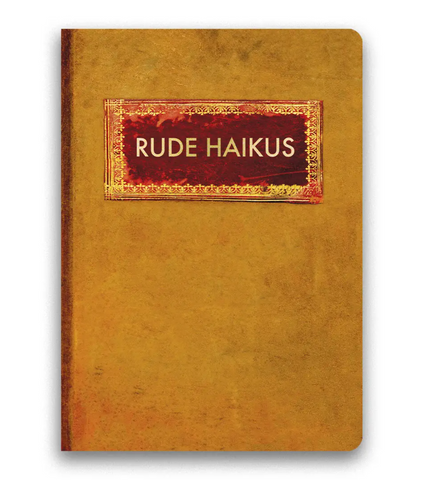Vintage style notebook journal Rude Haikus by The Mincing Mockingbird Sold by Le Monkey House
