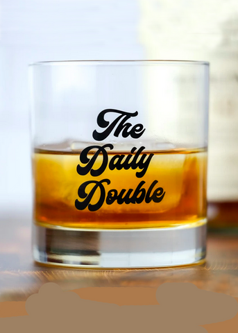 Daily Double Rocks Glass