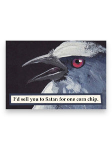 Sell You to Satan Magnet by The Mincing Mockingbird Sold by Le Monkey House
