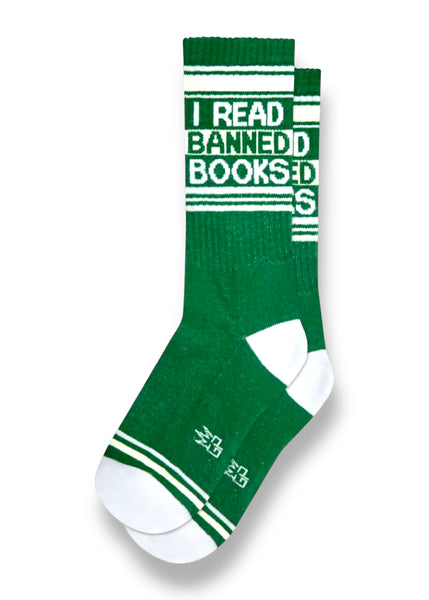 Banned Books Gym Socks