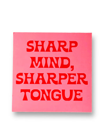 Sharp Tongue Sticker