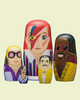 70s rock pop stars nesting dolls by Larney & Babs sold by Le Monkey House