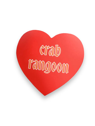 Crab Rangoon Sticker