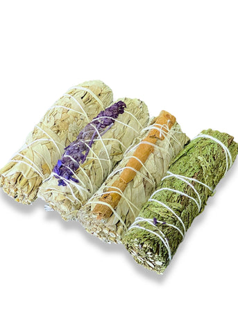 White Sage Smudge sticks by Faiza Naturals Sold by Le Monkey House