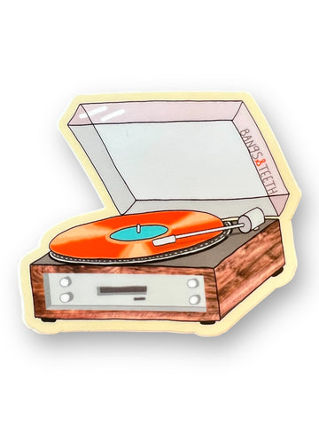 Record Player Sticker