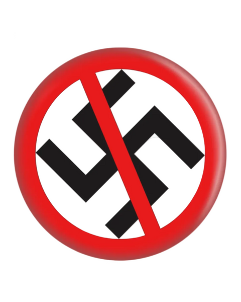 Anti Nazi refrigerator magnet by Square deal recordings sold be Le Monkey House