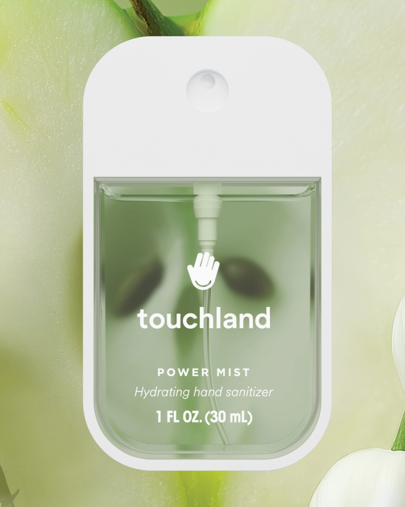 Touchland applelicious power mist hydrating hand sanitizer sold by Le Monkey House