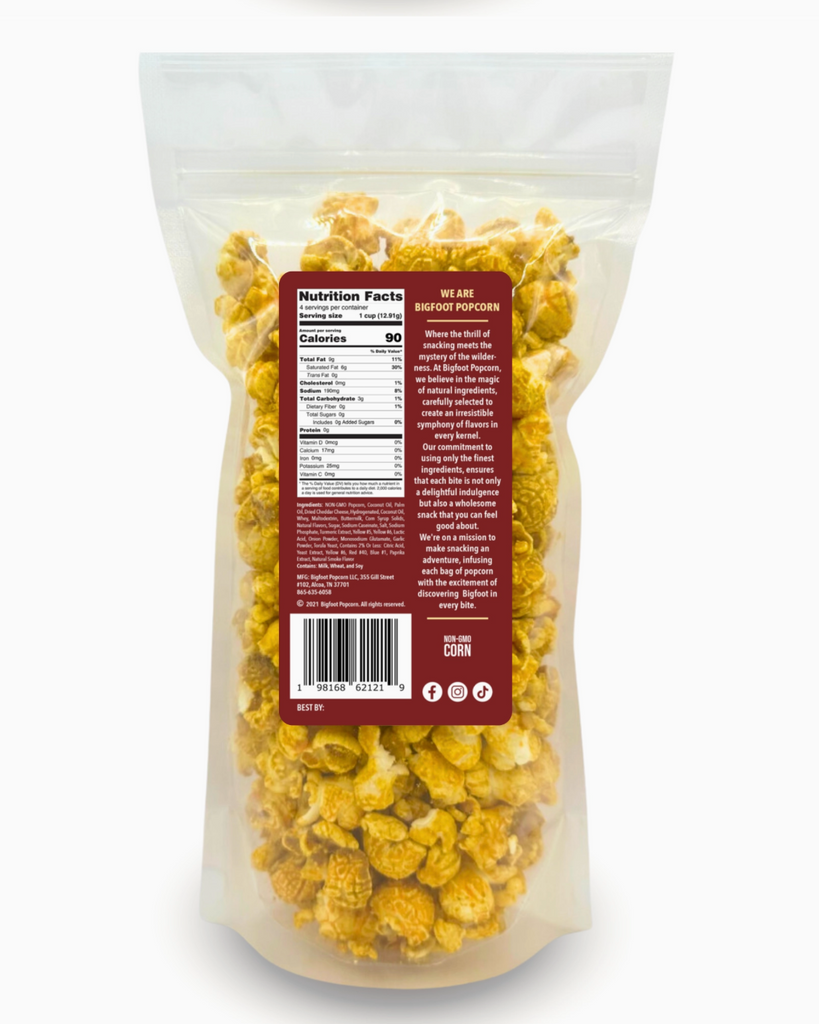 flavored popcorn by Bigfoot Popcorn sold by Le Monkey House