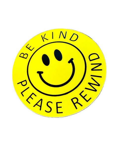 Please Be Kind rewind, VHS, video store sticker by Flip The Record sold by Le Monkey House