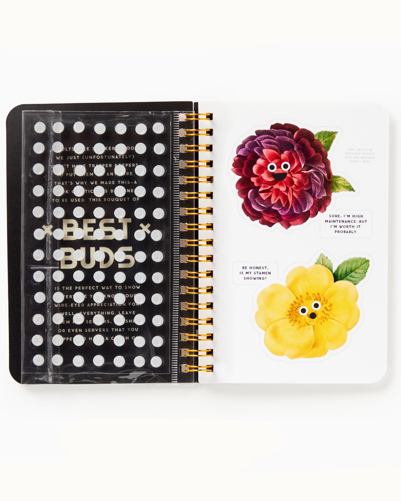 Best buds, googly eye sticker book by Brass Monkey Sold by Le Monkey House