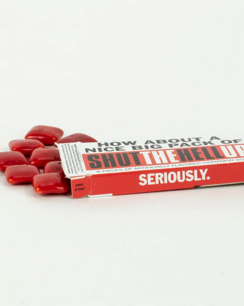 Shut The Hell Up gum by Blue Q sold by Le Monkey House