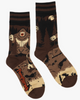 Bigfoot, sasquatch socks by Footclothes, Colorado Sold by Le Monkey House