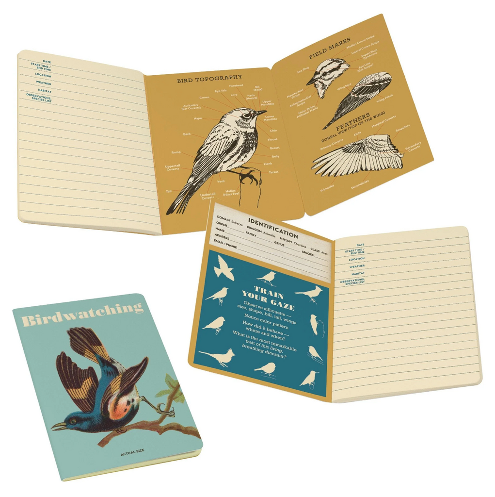 Birdwatching notebook by Unemployed Philosophers Guild Sold by Le Monkey House