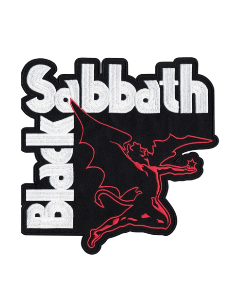 Black Sabbath back patch embroidered, iron on - by Square Deal recordings sold by Le Monkey House