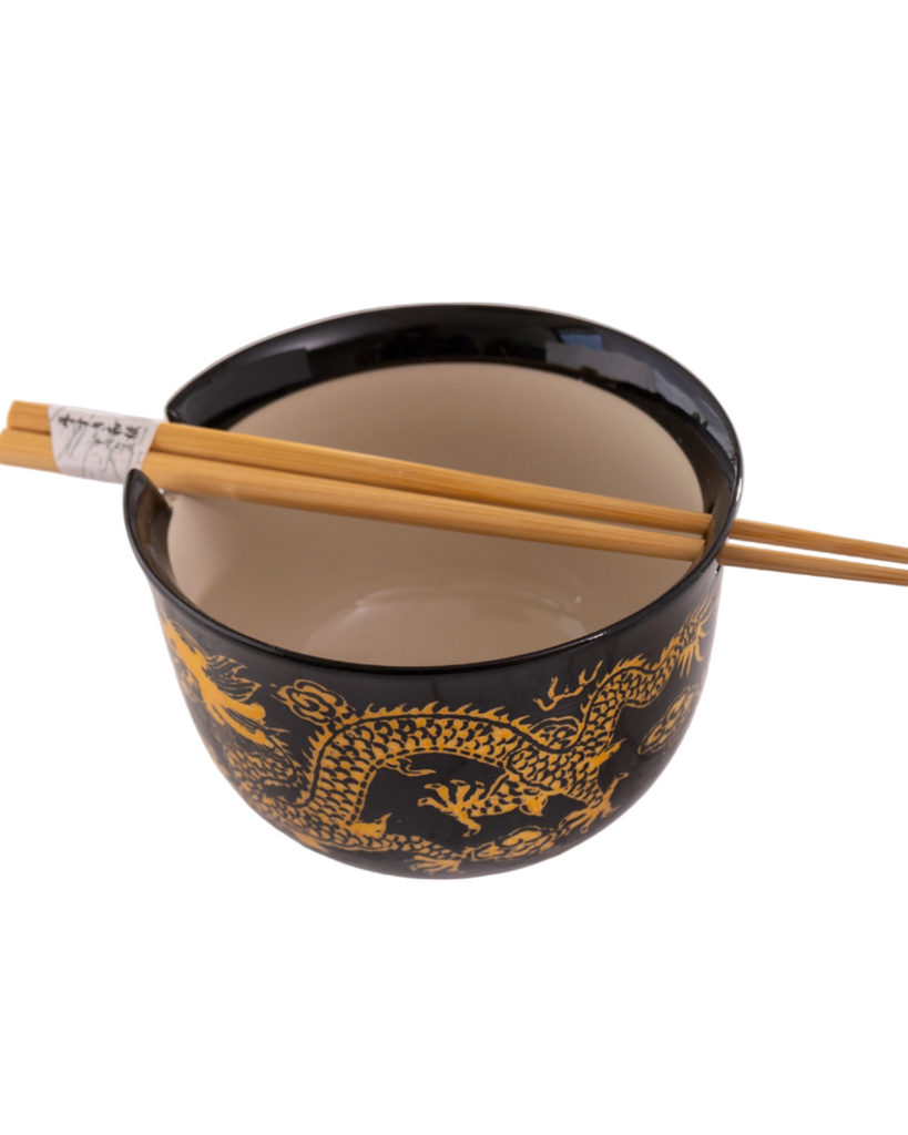 Black Dragon Ramen bowl by Urban Tokyo sold by Le Monkey House