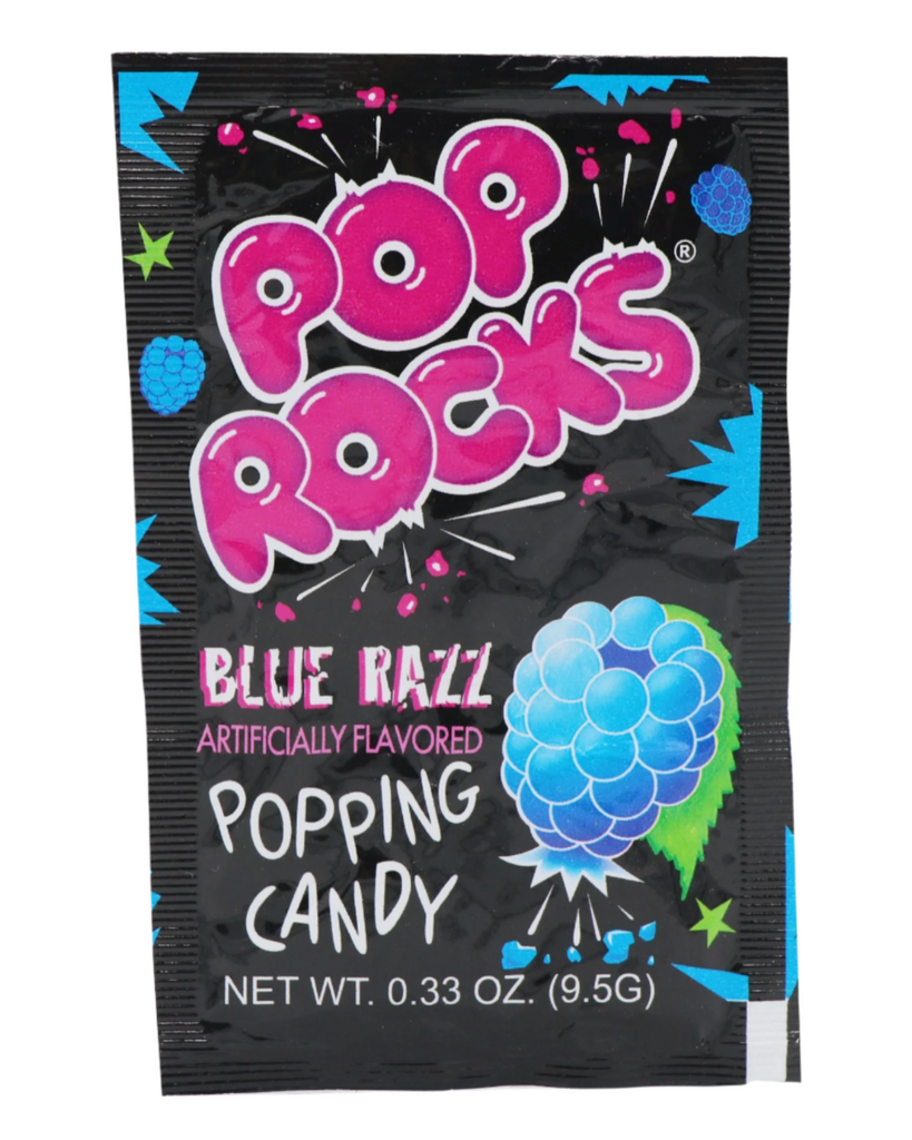 Blue razz pop rocks popping candy raspberry, nostalgic, retro candy - sold by Le Monkey House