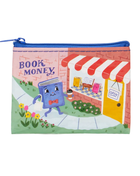 Book Money Change purse, coin purse, by Blue Q, sold by Le Monkey House
