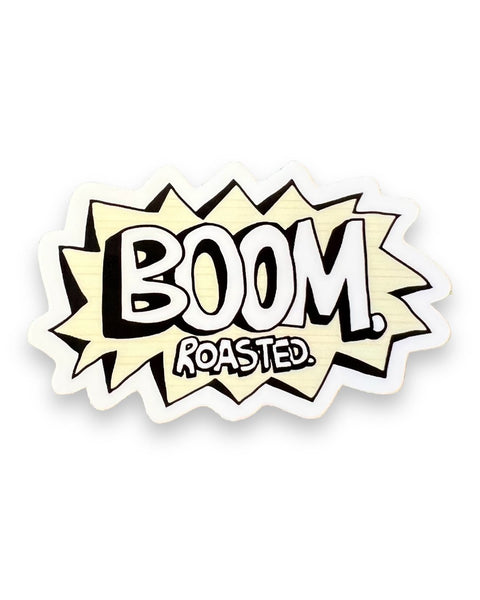 Boom Roasted, The Office, Sticker by Big Moods Sold by Le Monkey House