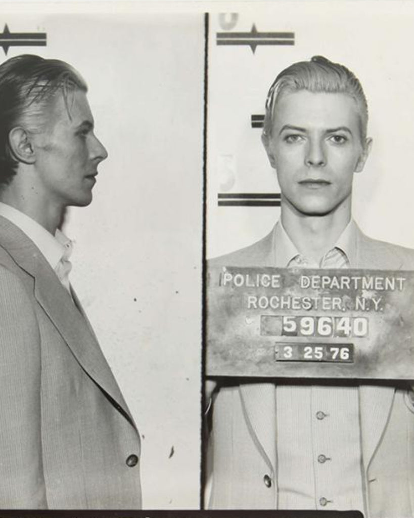David Bowie Mugshot 8x10 print