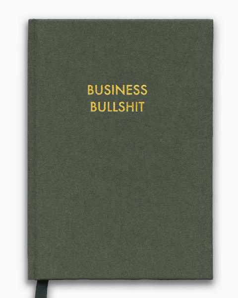 Business bullshit Luxe journal by Mincing Mockingbird sold by Le Monkey House