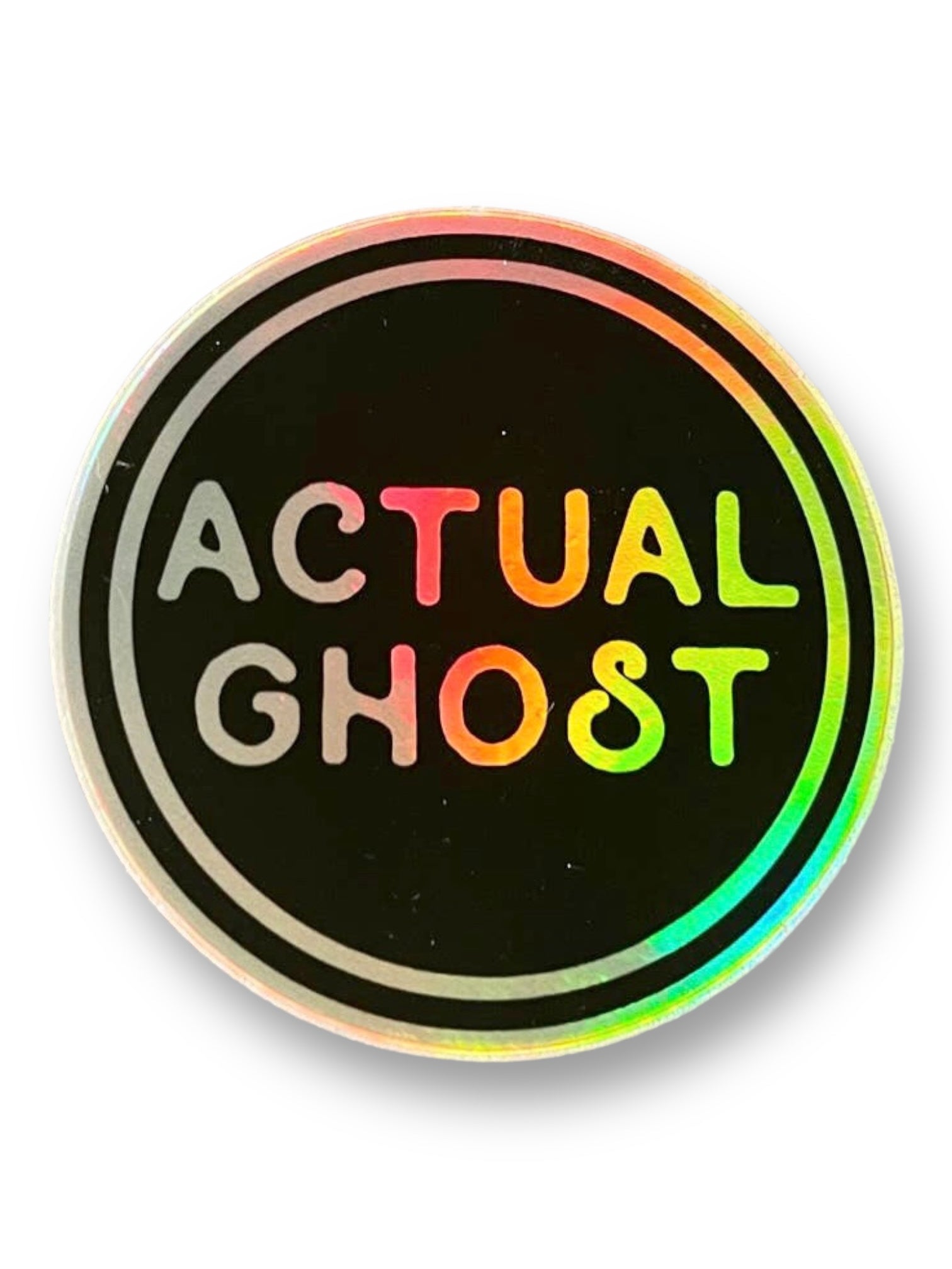 Actual Ghost Sticker