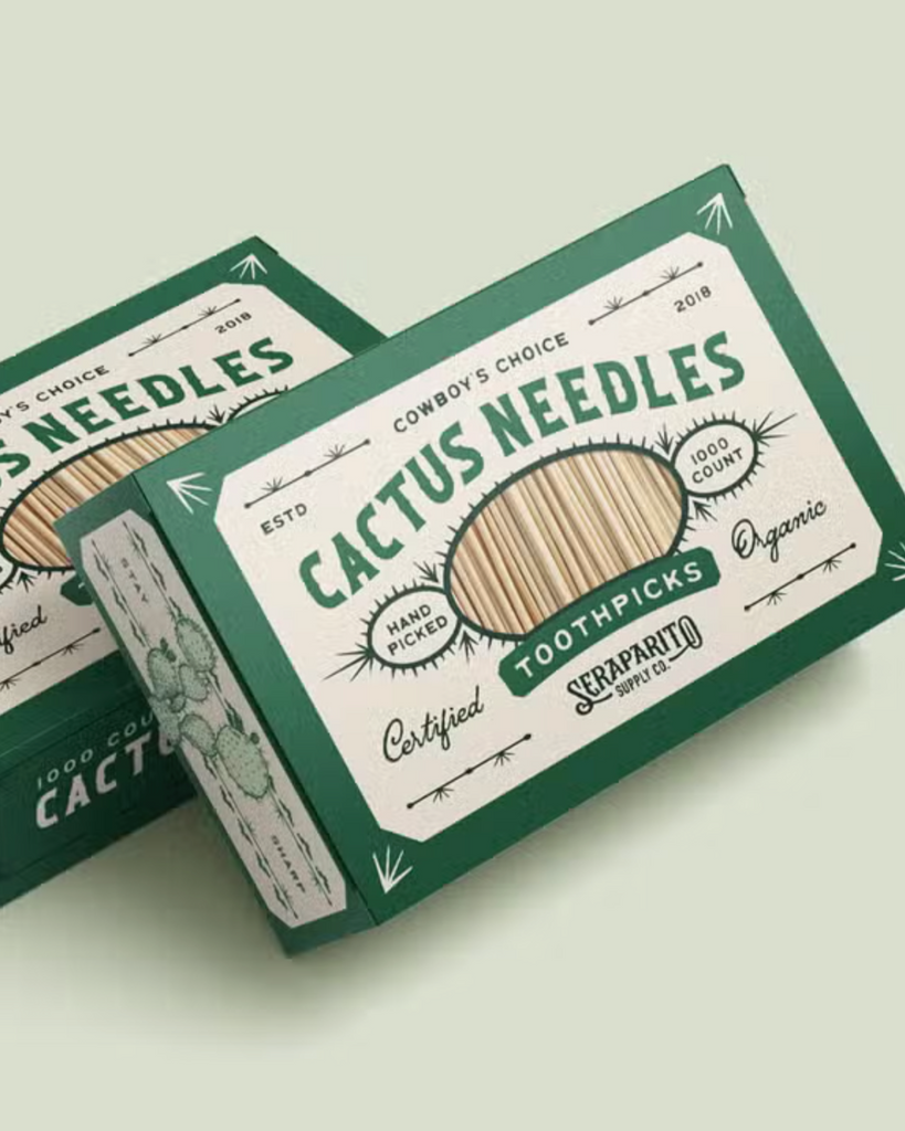 Cactus needle toothpicks by seraparito supply co sold by Le Monkey House