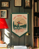 Can't Work Today my Arm is in a cast fly fishing fisherman felt printed banner by Benoit's Design Co sold by Le Monkey House