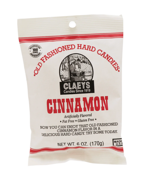 Old Fashioned Hard Candies by Claeys since 1919 Cinnamon Flavor Sold by Le Monkey House