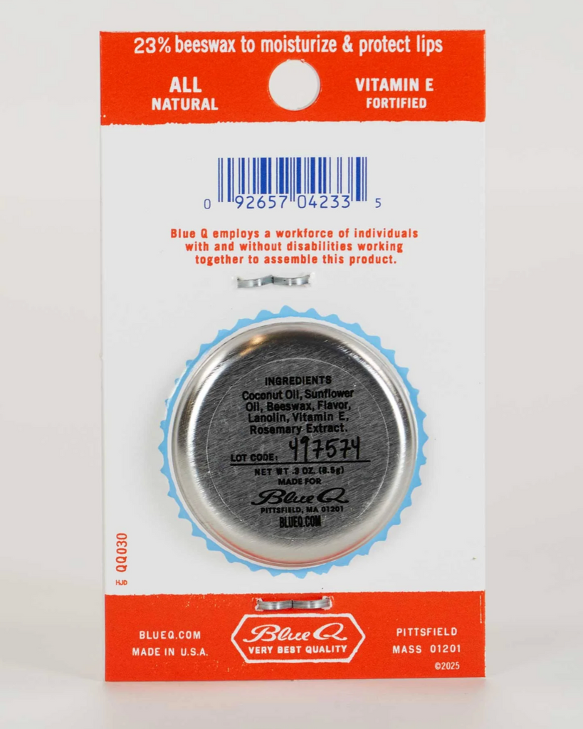  lip shit lip balm tin by Blue Q sold by Le Monkey House