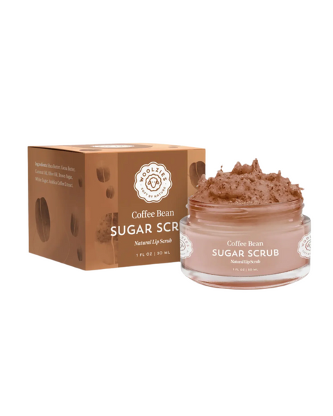 Coffee bean lip sugar scrub by Woolzies sold by Le Monkey House