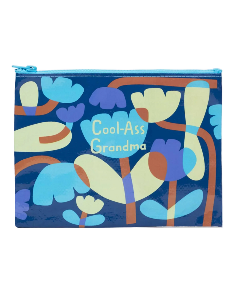 Cool ass Grandma zipper pouch by Blue Q, sold by Le Monkey House