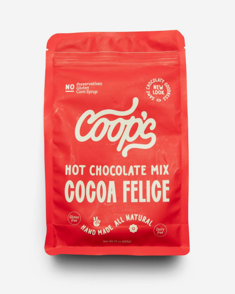 Coop's Cocoa Felice, Hot Chocolate Mix, All Natural, sold by Le Monkey House