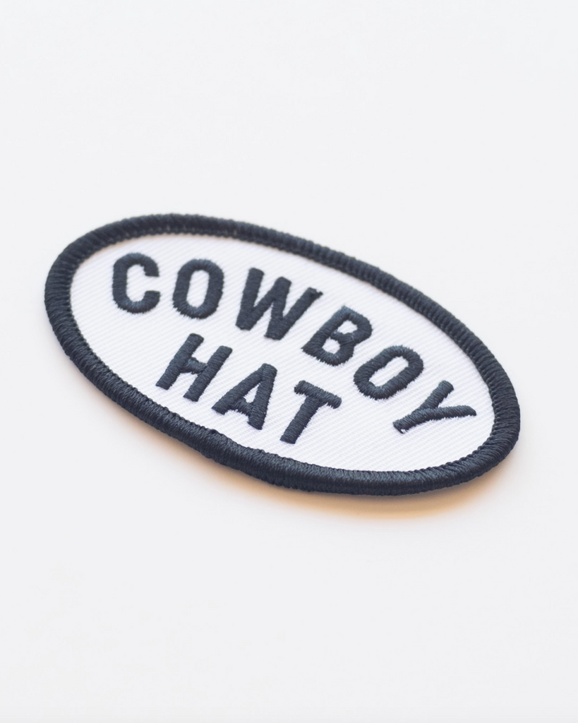 Cowboy Hat Patch by Union Made sold by Le Monkey House