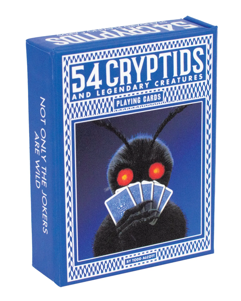 54 cryptids playing cards and legendary creatures by Unemployed Philosophers Guild sold by Le Monkey House