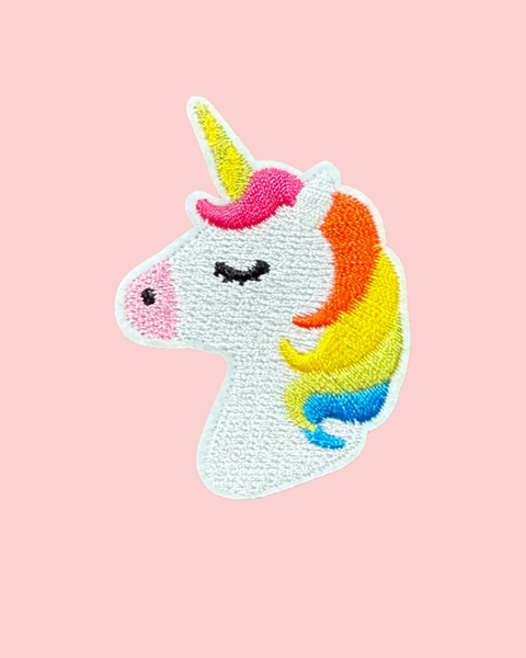 Cutie patootie unicorn iron on embroidered patch by Square Deal Recordings sold by Le Monkey House