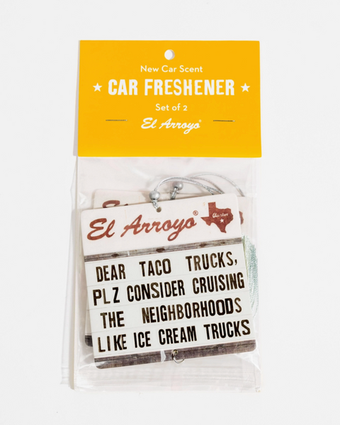 Dear Taco Trucks Air Freshener by Al Arroyo sold by Le Monkey House