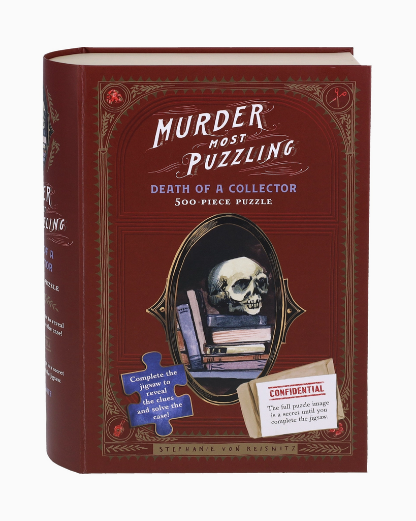 Death of a Collector Puzzle, murder most puzzling puzzle sold by Le Monkey House