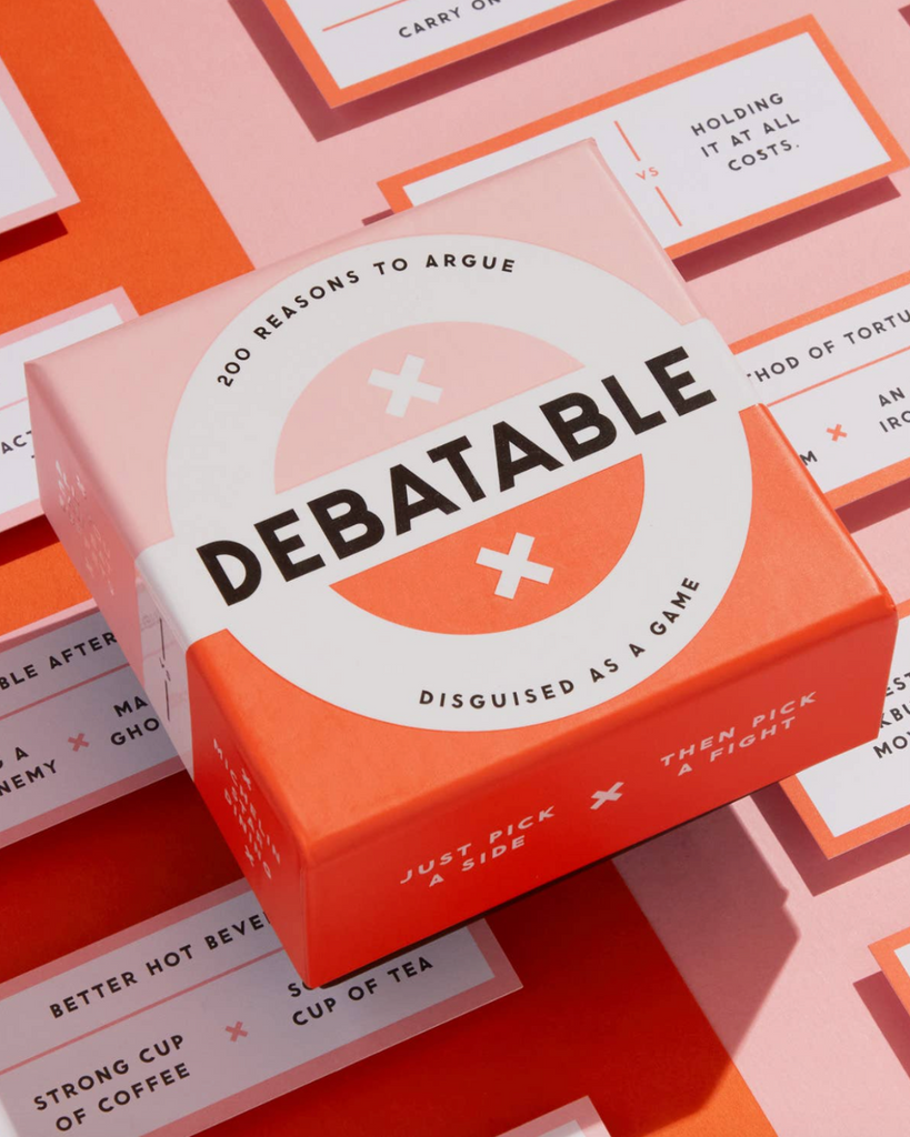 Debatable 200 reasons to argue card game by Brass Monkey sold by Le Monkey House