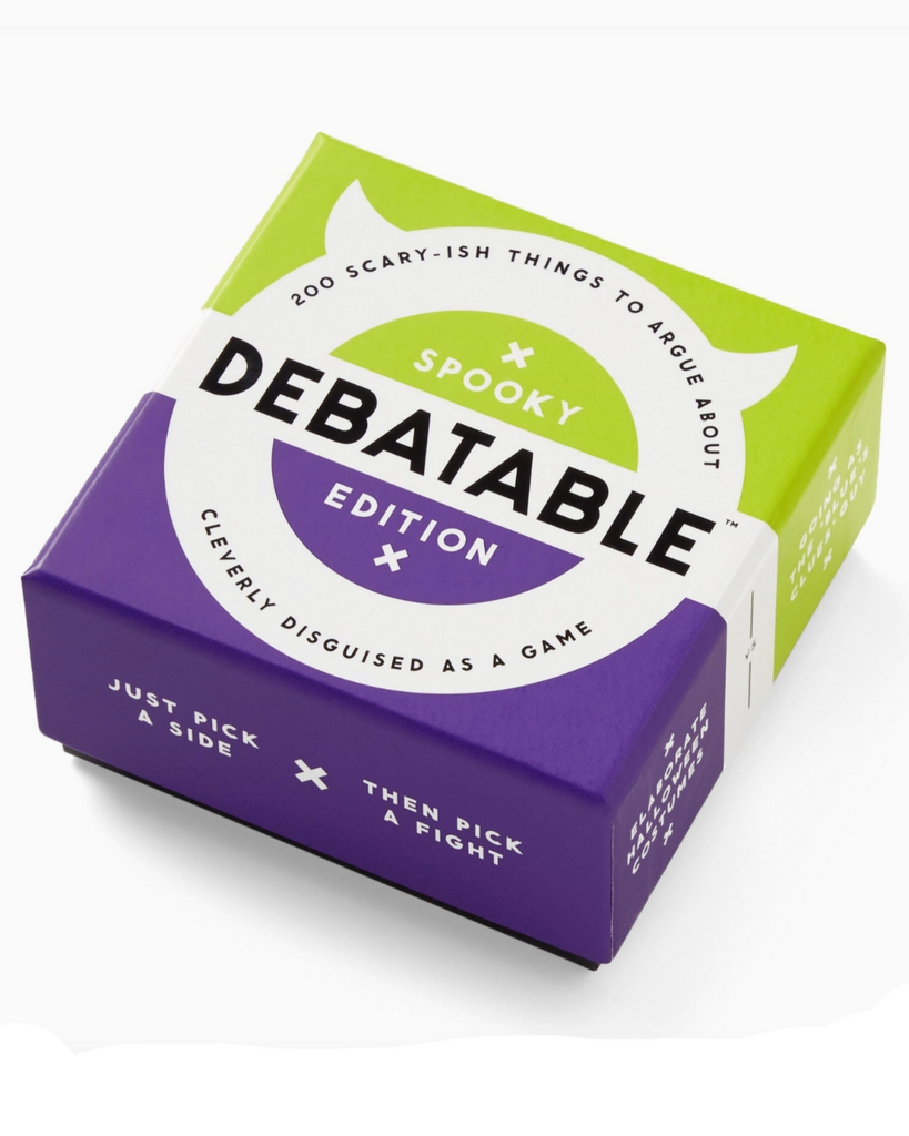 Debatable Spooky Edition Card Game by Brass Monkey, sold by Le Monkey House