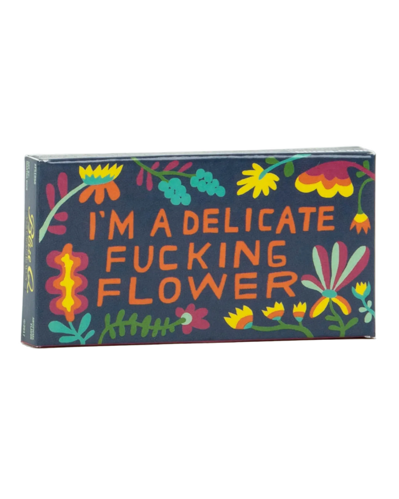Delicate fucking flower chewing gum by Blue Q, sold by Le Monkey House