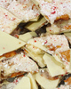 Dottie's Toffee peppermint bark sold by Le Monkey House