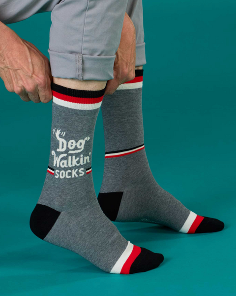 Dog Walkin' socks by Blue Q sold by Le Monkey House